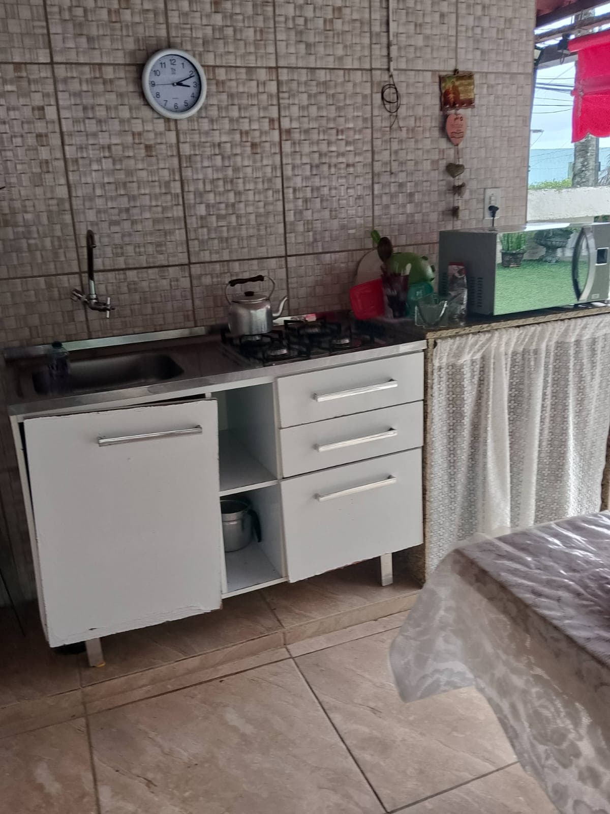 Cozinha de apoio da Pousada Guimarães