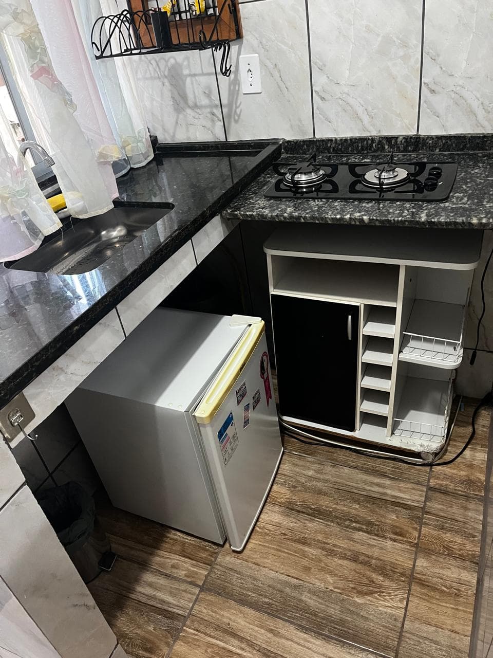 Área de cozinha da Pousada Guimarães